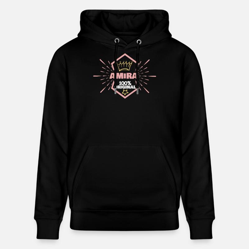 Amira originale - Sweat à capuche bio CRUISER Stanley/Stella Unisexe - noir