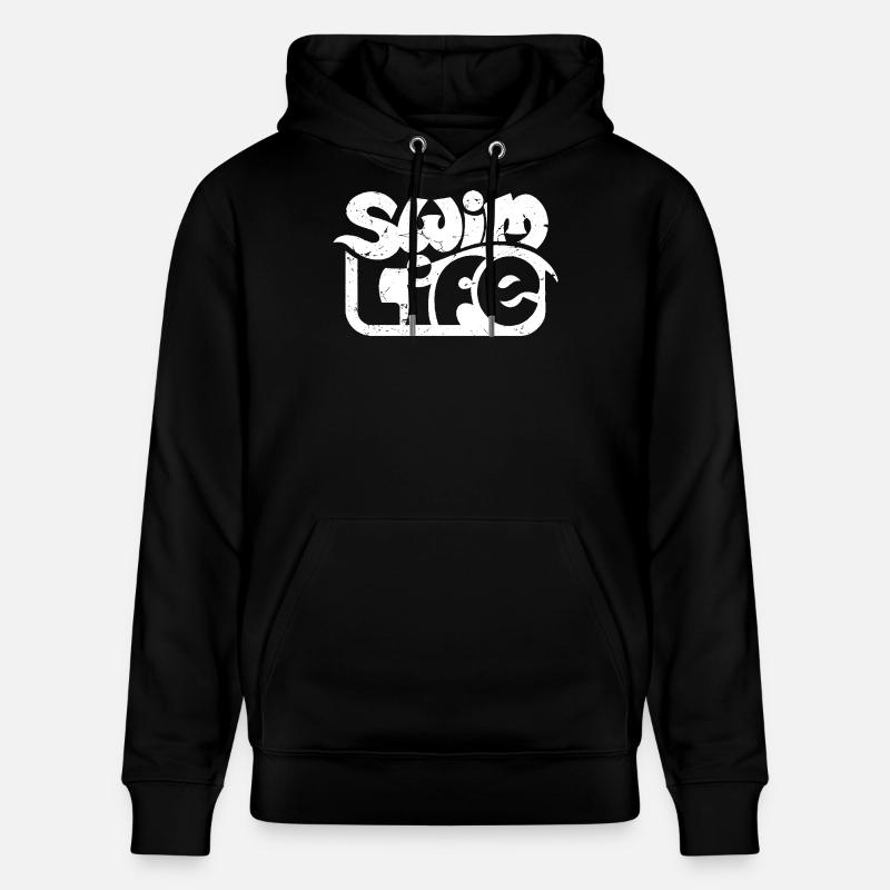 La vie de nageur - Sweat à capuche bio CRUISER Stanley/Stella Unisexe - noir