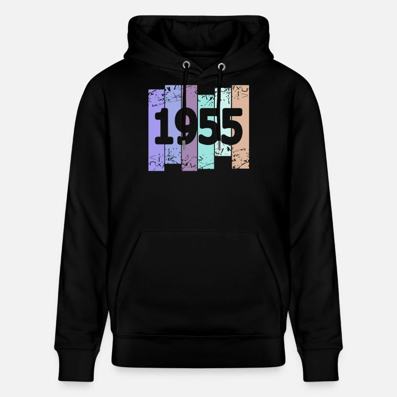 1955 - Sweat à capuche bio CRUISER Stanley/Stella Unisexe - noir