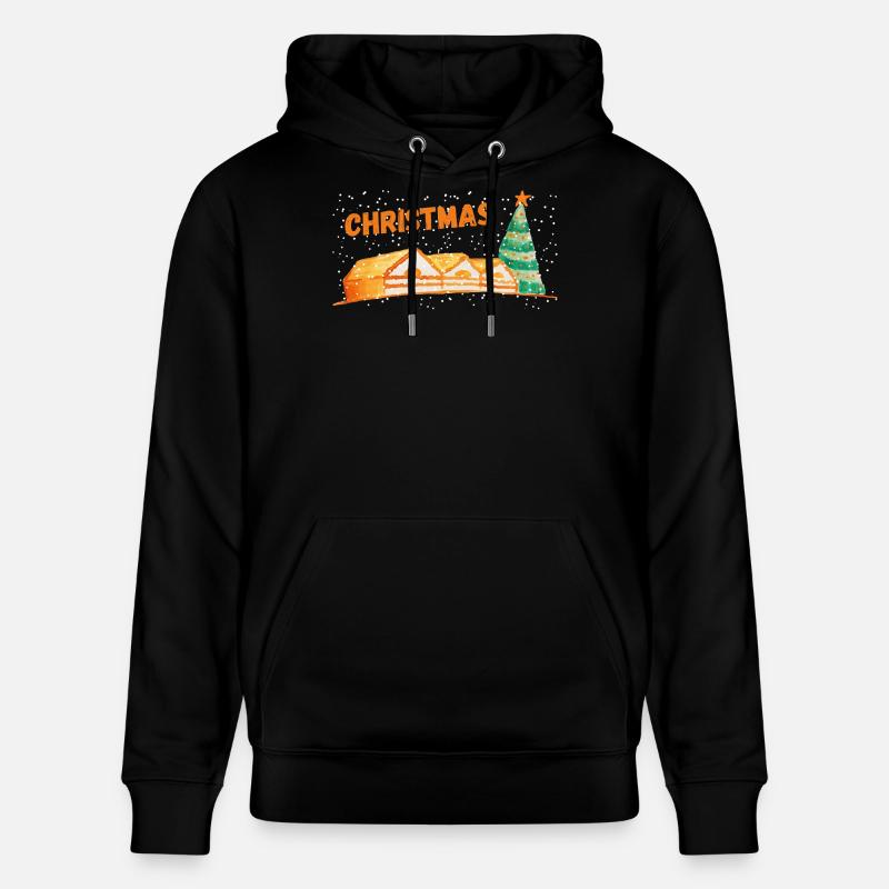 Village de Noël - Sweat à capuche bio CRUISER Stanley/Stella Unisexe - noir