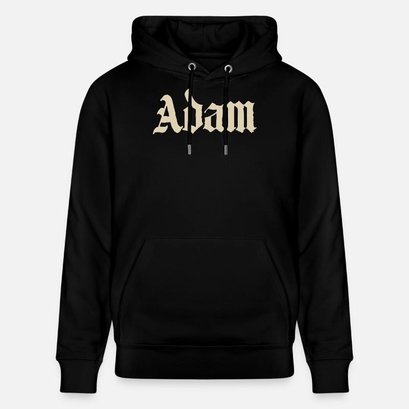 Chemise Adam Gothic Script - Sweat à capuche bio CRUISER Stanley/Stella Unisexe - noir