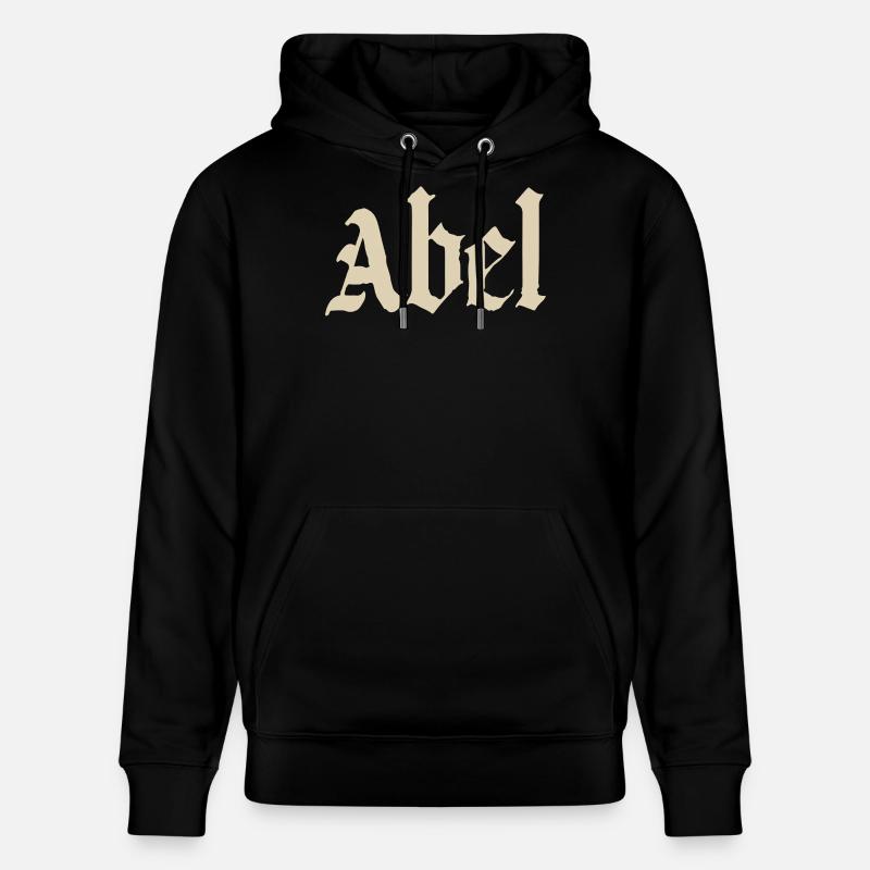 Abel Gothic Script - Stanley/Stella Unisex Bio-Hoodie CRUISER - Schwarz