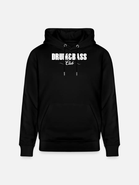 Drum and Bass Club Bold Logo - Stanley/Stella CRUISER Unisex Organic Hoodie - black