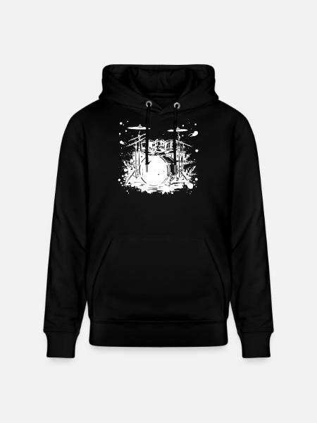 Trapset Sketch - Stanley/Stella CRUISER Unisex Organic Hoodie - black