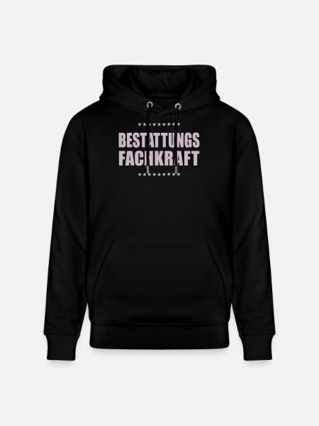 Bestattung Bestattungsfachkraft - Stanley/Stella Unisex Bio-Hoodie CRUISER - Schwarz