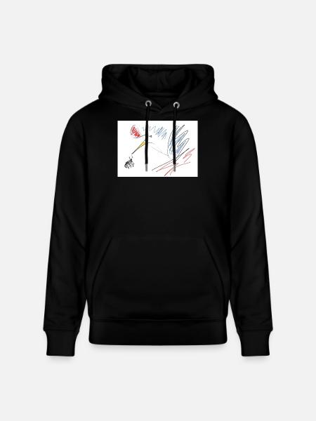 Regarde juste là ! - Sweat à capuche bio CRUISER Stanley/Stella Unisexe - noir