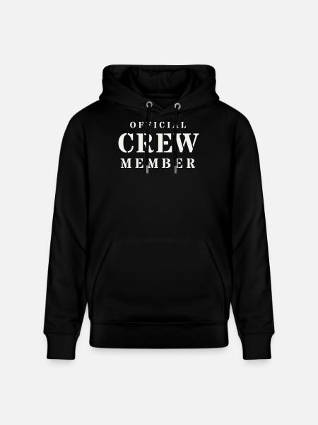 Sécurité officielle de l’équipe Stencil Event - Sweat à capuche bio CRUISER Stanley/Stella Unisexe - noir