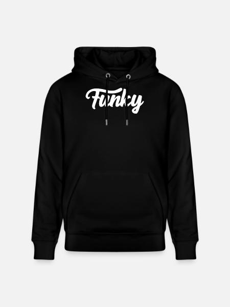 Funky Musik-Logo - Stanley/Stella Unisex Bio-Hoodie CRUISER  - Schwarz