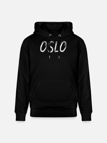 Oslo en pinceau urbain - Sweat à capuche bio CRUISER Stanley/Stella Unisexe - noir