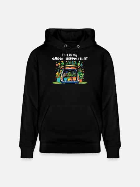 Funny gardening fun mothers - Stanley/Stella CRUISER Unisex Organic Hoodie - black