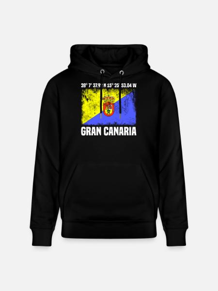 Inseltrip Gran Canaria - Stanley/Stella Unisex Bio-Hoodie CRUISER - Schwarz