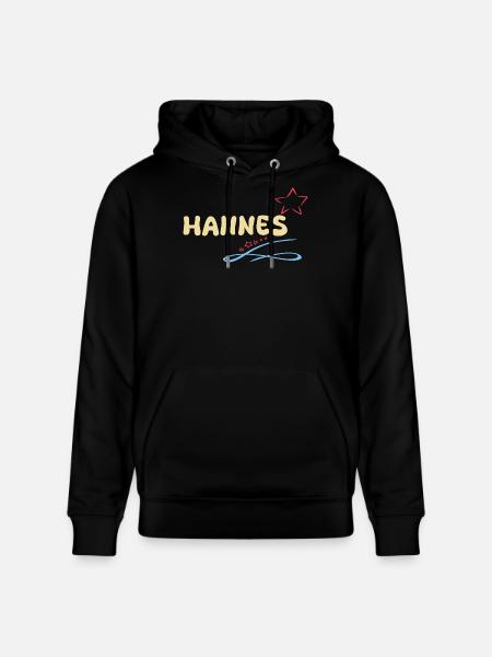 Avec Hannes - Sweat à capuche bio CRUISER Stanley/Stella Unisexe - noir
