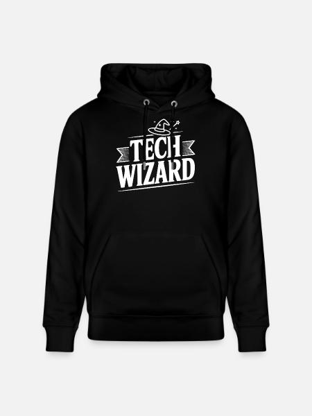 Tech Wizard - Stanley/Stella Unisex Bio-Hoodie CRUISER - Schwarz