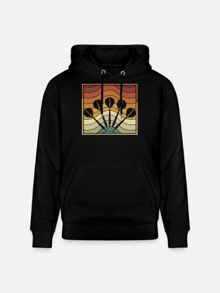 Dart Darts - Stanley/Stella CRUISER Unisex Organic Hoodie - black