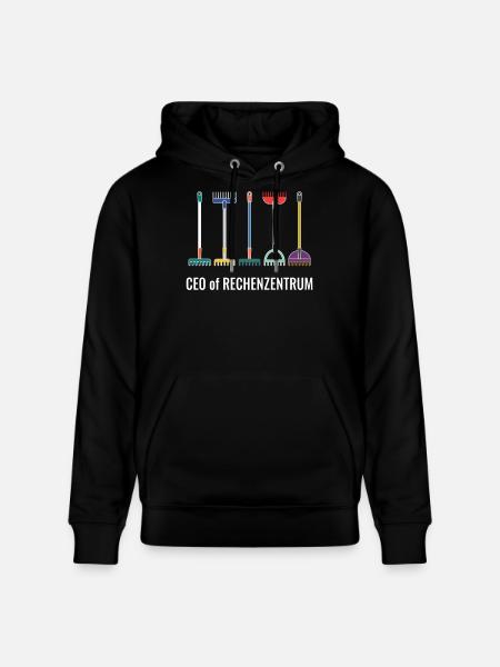 Leiter vom Rechenzentrum Gärtner EDV IT - Stanley/Stella Unisex Bio-Hoodie CRUISER - Schwarz
