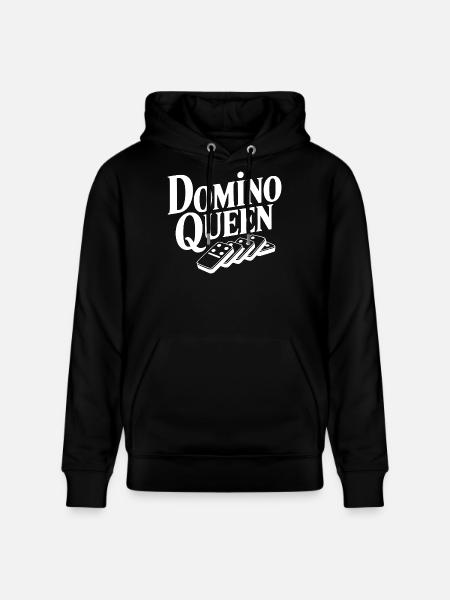 Domino Queen - Stanley/Stella CRUISER Unisex Organic Hoodie - black