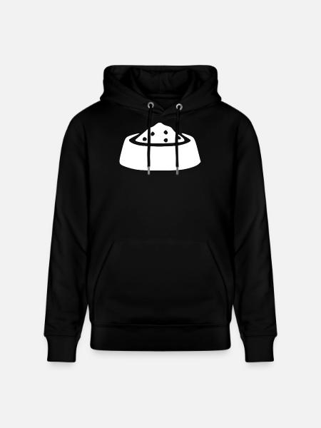 Bowl Pet Gift - Stanley/Stella CRUISER Unisex Organic Hoodie - black