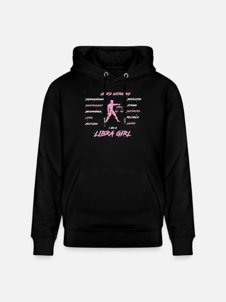 Zodiac sign Libra - Stanley/Stella CRUISER Unisex Organic Hoodie - black