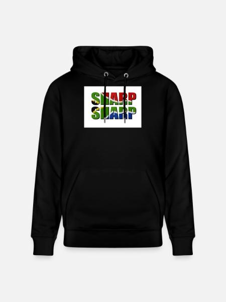 Sharp sharp - Stanley/Stella CRUISER Unisex Organic Hoodie - black