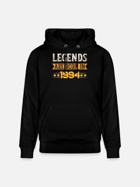 Birthday born in 1994 - Stanley/Stella CRUISER Unisex Organic Hoodie - black
