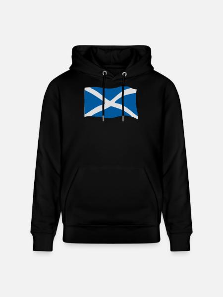 Drapeau de l'ecosse - Sweat à capuche bio CRUISER Stanley/Stella Unisexe - noir