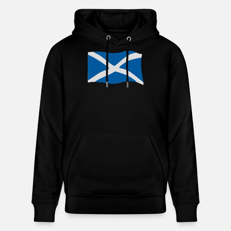 Drapeau de l'ecosse - Sweat à capuche bio CRUISER Stanley/Stella Unisexe - noir