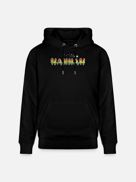 Fornavn Hannah Pigenavn Gave - Stanley/Stella CRUISER økologisk unisex-hoodie - sort