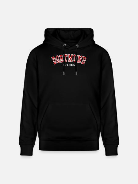 Dortmund Est. 1985 - Stanley/Stella CRUISER Unisex Organic Hoodie - black