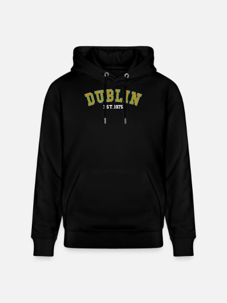 Dublin Est. 1975 - Stanley/Stella Unisex Bio-Hoodie CRUISER  - Schwarz