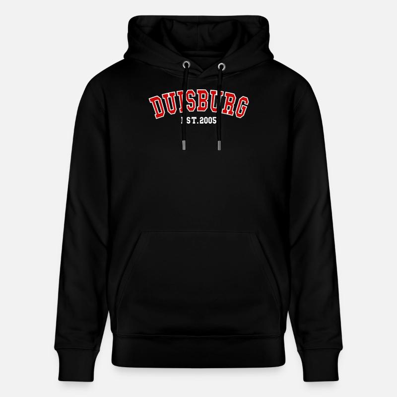 Duisburg Est. 2005 - Sweat à capuche bio CRUISER Stanley/Stella Unisexe - noir