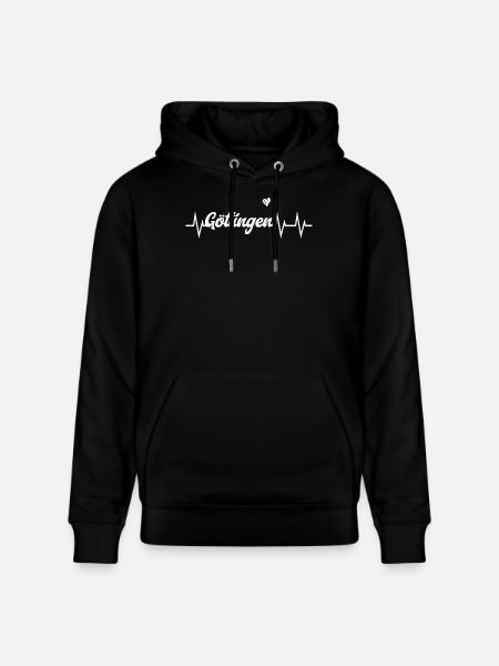 Heartbeat Göttingen - Stanley/Stella Unisex Bio-Hoodie CRUISER - Schwarz