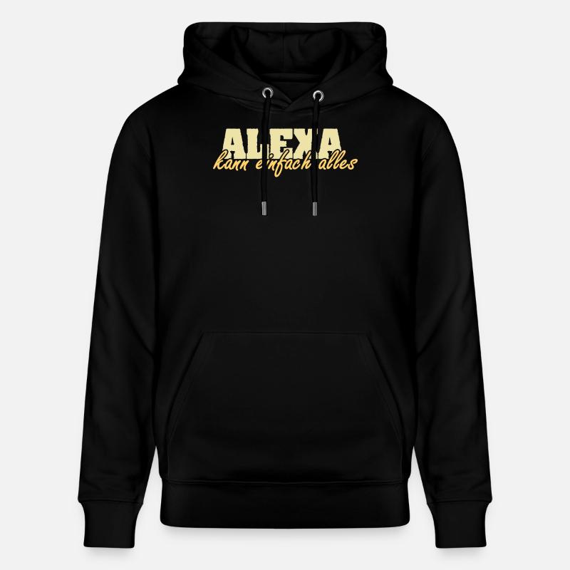 Mme Alexa - Sweat à capuche bio CRUISER Stanley/Stella Unisexe - noir