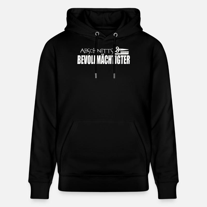 REPRÉSENTANT DE SECTION - Sweat à capuche bio CRUISER Stanley/Stella Unisexe - noir