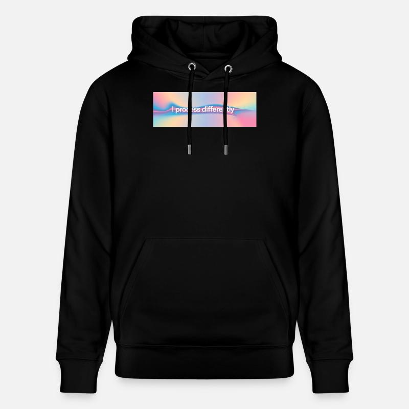 Je traite différemment - Sweat à capuche bio CRUISER Stanley/Stella Unisexe - noir