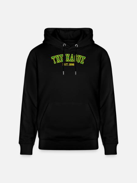 Den Haag gegründet 1996 - Stanley/Stella Unisex Bio-Hoodie CRUISER  - Schwarz