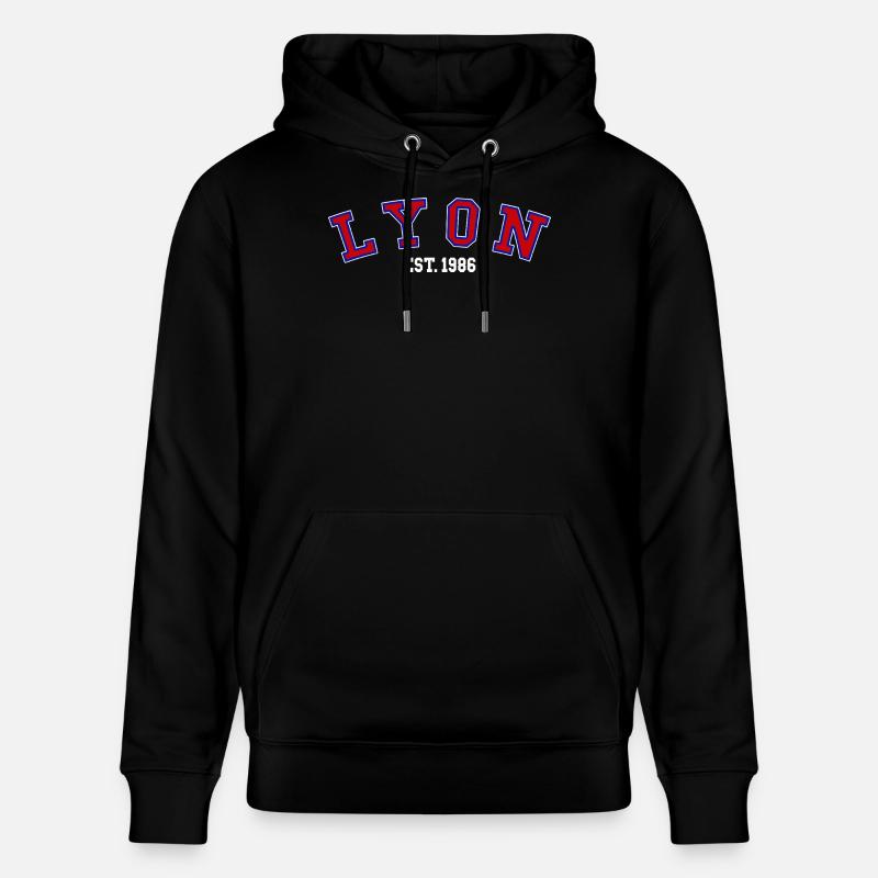 Lyon fondée en 1986 - Sweat à capuche bio CRUISER Stanley/Stella Unisexe - noir