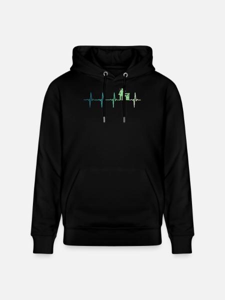 Beekeeper Beekeeper's heartbeat - Stanley/Stella CRUISER Unisex Organic Hoodie - black