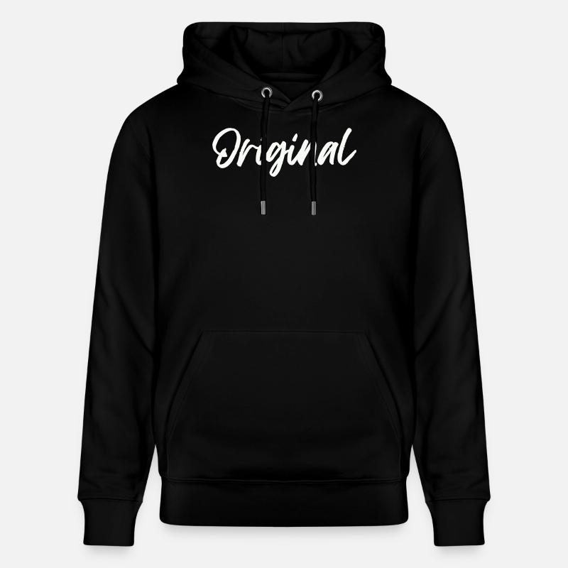 Langue source - Sweat à capuche bio CRUISER Stanley/Stella Unisexe - noir