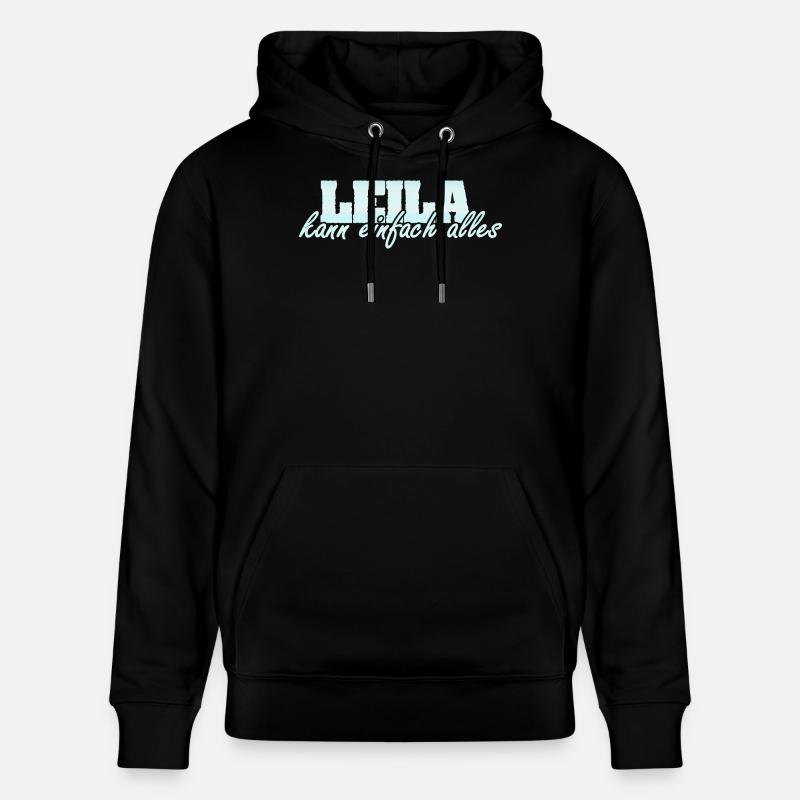 Leila - Stanley/Stella Unisex Bio-Hoodie CRUISER  - Schwarz