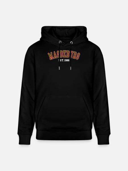 Magdeburg Est. 1986 - Stanley/Stella CRUISER Unisex Organic Hoodie - black