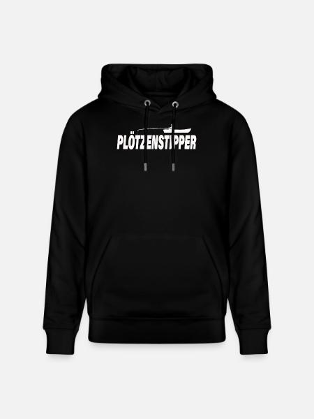 PLÖTZENSTIPPER - Stanley/Stella CRUISER Unisex Organic Hoodie - black