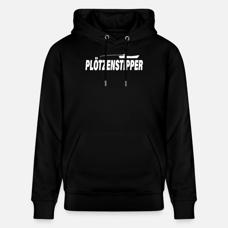 PLÖTZENSTIPPER - Stanley/Stella Unisex Bio-Hoodie CRUISER  - Schwarz