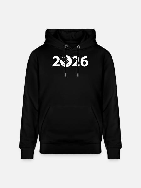 Farmer 2026, Gardener 2026 - Stanley/Stella CRUISER Unisex Organic Hoodie - black