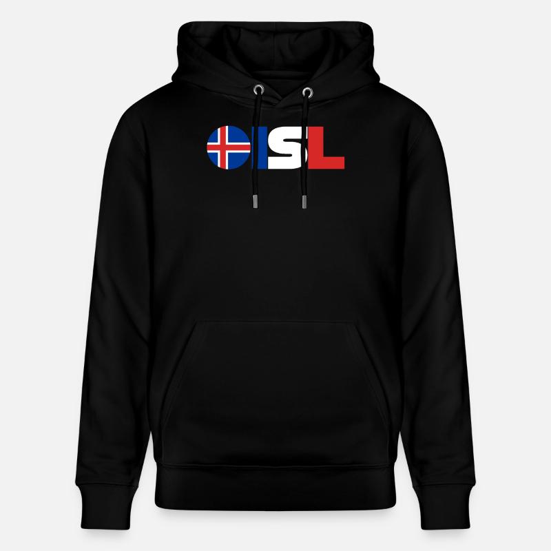 Islande - Sweat à capuche bio CRUISER Stanley/Stella Unisexe - noir