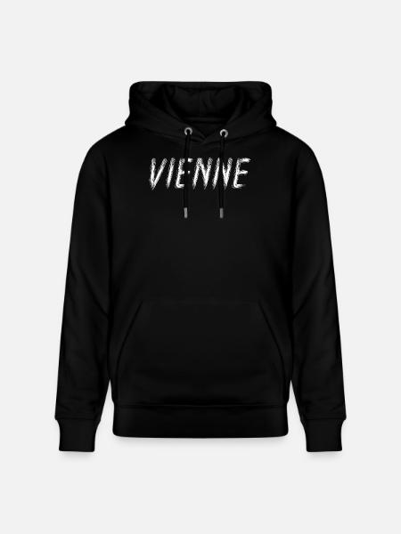 Vienne Brossé Contrasté - Sweat à capuche bio CRUISER Stanley/Stella Unisexe - noir