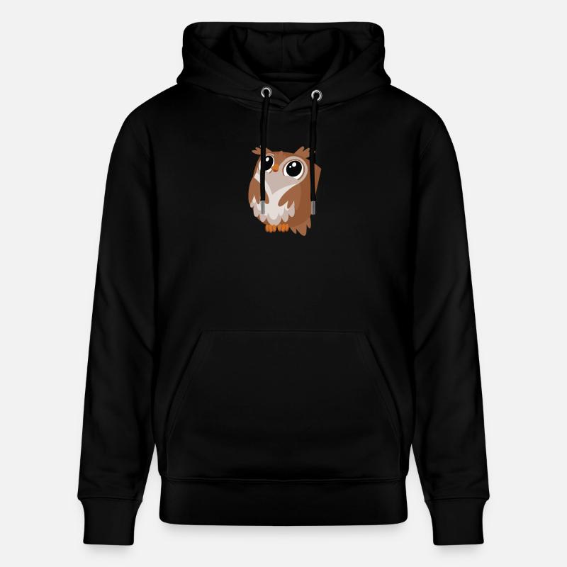 Eule - Stanley/Stella Unisex Bio-Hoodie CRUISER - Schwarz