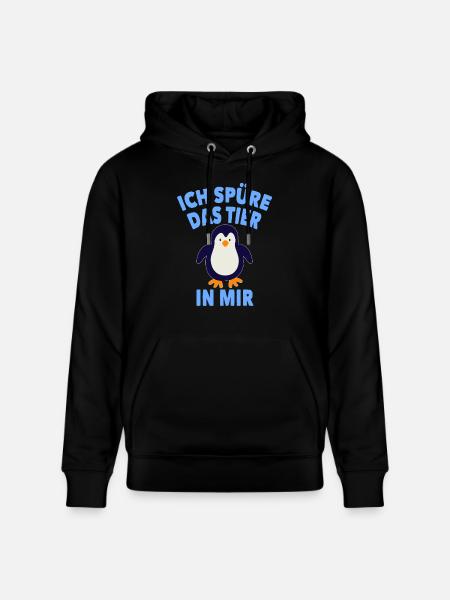 Pinguin lustig - Stanley/Stella Unisex Bio-Hoodie CRUISER - Schwarz