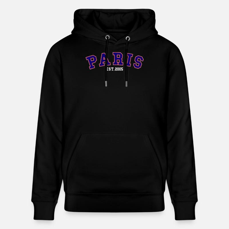 PARIS_EST_2005 - Stanley/Stella Unisex Bio-Hoodie CRUISER  - Schwarz