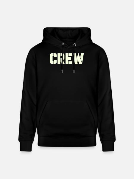 crew - Stanley/Stella CRUISER Unisex Organic Hoodie - black
