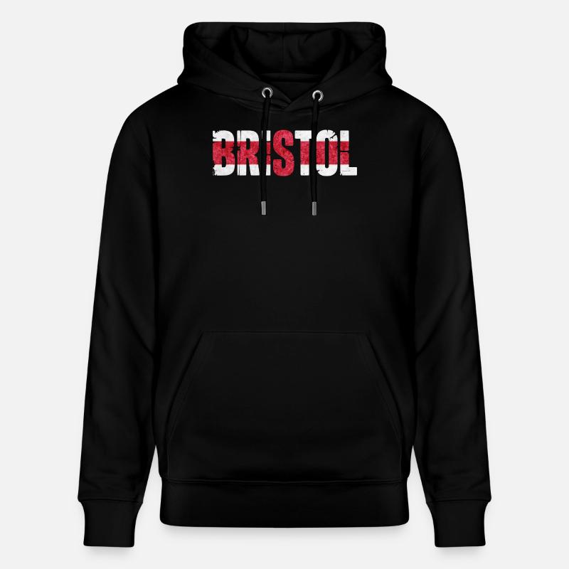 Bristol, Angleterre - Sweat à capuche bio CRUISER Stanley/Stella Unisexe - noir